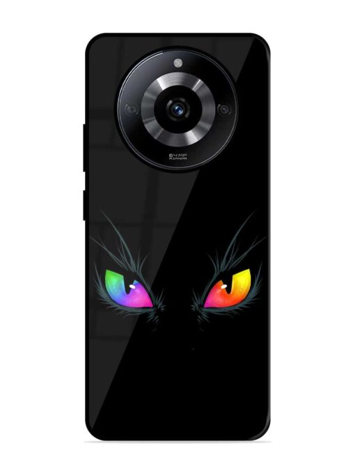 Cat Eyes Glossy Metal Phone Cover for Realme Narzo 60 (5G) Zapvi