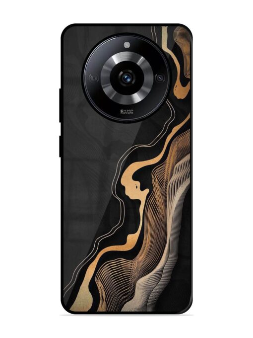 Abstract Art Glossy Metal TPU Phone Cover for Realme Narzo 60 (5G) Zapvi