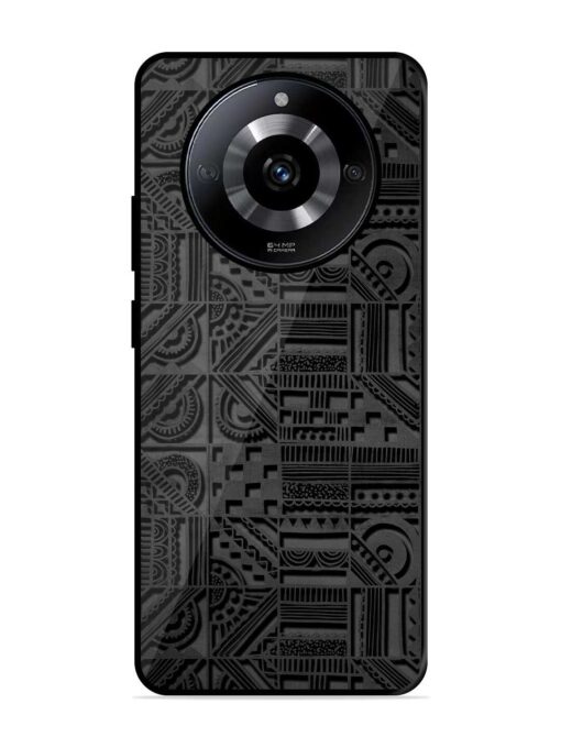 Seamless Pattern Glossy Metal Phone Cover for Realme Narzo 60 (5G) Zapvi