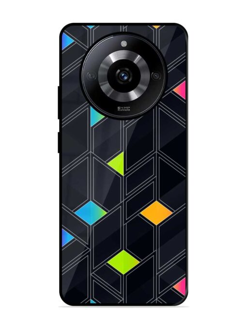 Abstract Mosaic Seamless Glossy Metal Phone Cover for Realme Narzo 60 (5G) Zapvi