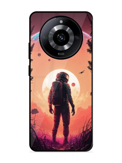 Red Sky At Morning Glossy Metal Phone Cover for Realme Narzo 60 (5G) Zapvi