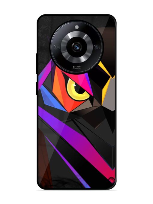 Wpap Owl Glossy Metal Phone Cover for Realme Narzo 60 (5G) Zapvi