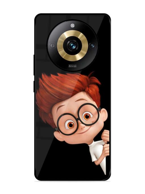 Smart Boy Cartoon Glossy Metal Phone Cover for Realme Narzo 60 Pro (5G) Zapvi