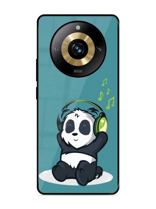 Music Panda Glossy Metal Phone Cover for Realme Narzo 60 Pro (5G)