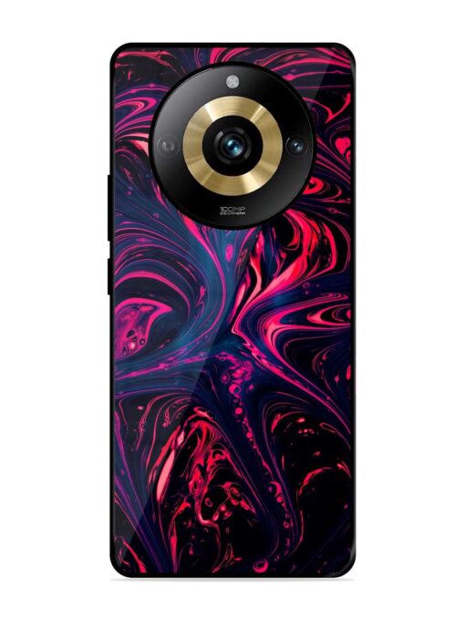 Abstract Background Glossy Metal Phone Cover for Realme Narzo 60 Pro (5G) Zapvi