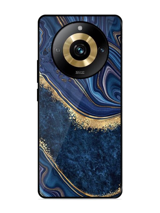 Abstract Background Blue Glossy Metal TPU Phone Cover for Realme Narzo 60 Pro (5G) Zapvi