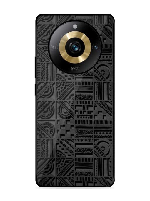 Seamless Pattern Glossy Metal Phone Cover for Realme Narzo 60 Pro (5G)