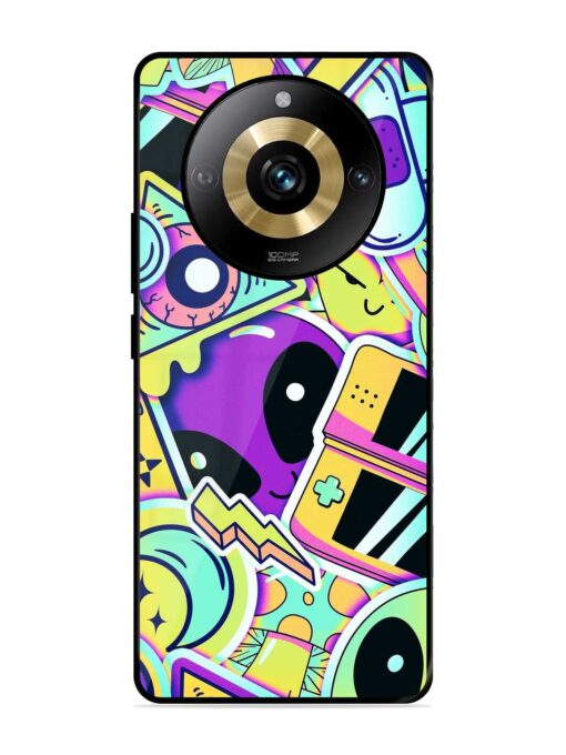 Scratch Art Glossy Metal Phone Cover for Realme Narzo 60 Pro (5G)