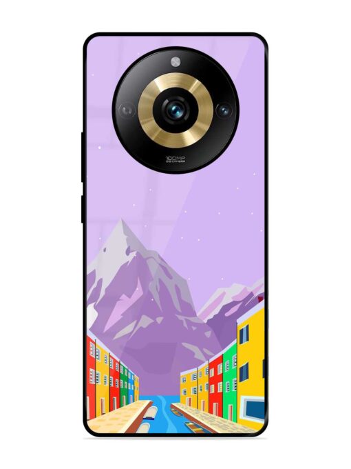 Venice City Illustration Glossy Metal Phone Cover for Realme Narzo 60 Pro (5G)