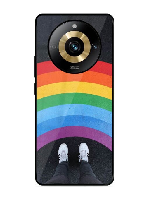 Legs Rainbow Glossy Metal TPU Phone Cover for Realme Narzo 60 Pro (5G)