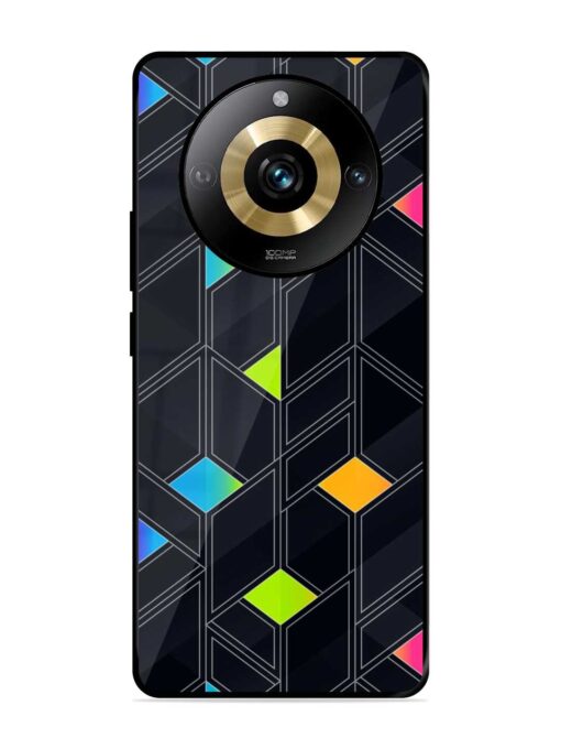 Abstract Mosaic Seamless Glossy Metal Phone Cover for Realme Narzo 60 Pro (5G) Zapvi