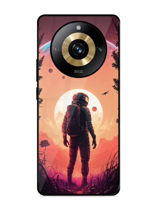 Red Sky At Morning Glossy Metal Phone Cover for Realme Narzo 60 Pro (5G)