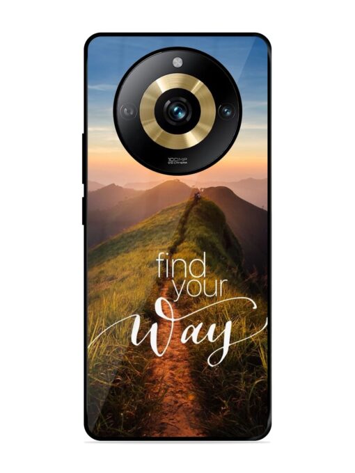 Find Your Way Glossy Metal Phone Cover for Realme Narzo 60 Pro (5G) Zapvi