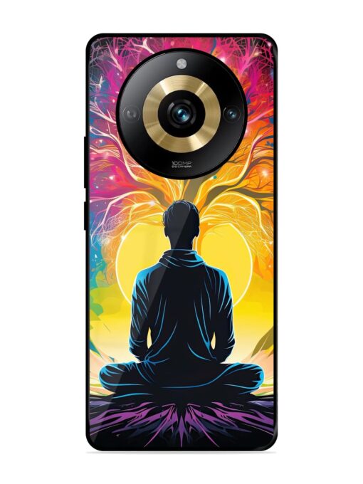 Mind Colourful Glossy Metal Phone Cover for Realme Narzo 60 Pro (5G)