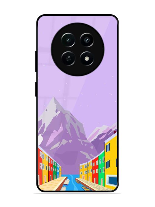 Venice City Illustration Glossy Metal Phone Cover for Realme Narzo 70X (5G)