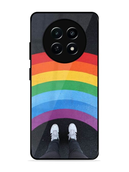 Legs Rainbow Glossy Metal TPU Phone Cover for Realme Narzo 70X (5G) Zapvi