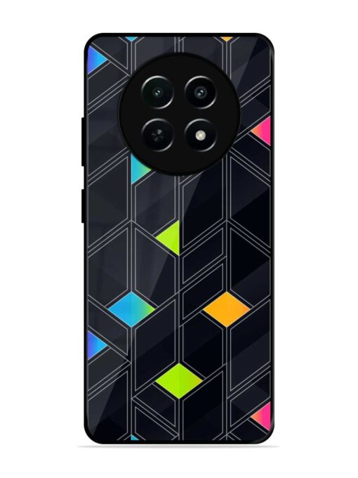 Abstract Mosaic Seamless Glossy Metal Phone Cover for Realme Narzo 70X (5G) Zapvi