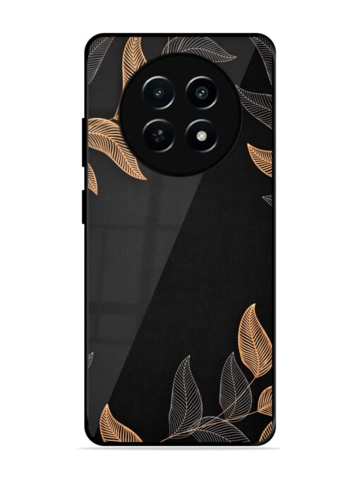 Foliage Art Glossy Metal Phone Cover for Realme Narzo 70X (5G)