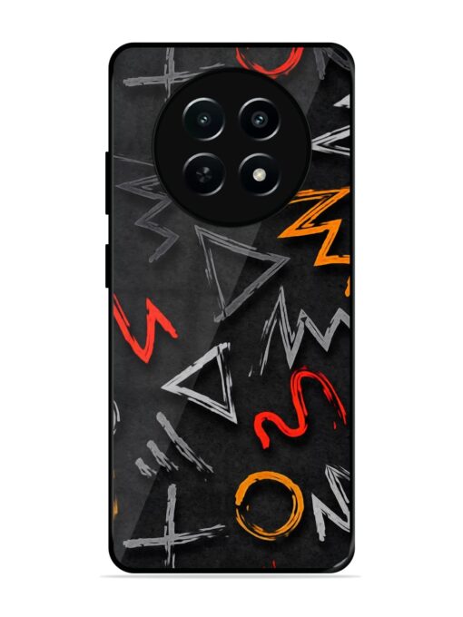 Grungy Graffiti Glossy Metal Phone Cover for Realme Narzo 70X (5G)