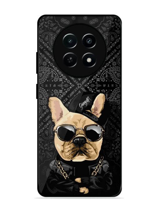 Gangsta Cool Sunmetales Dog Glossy Metal Phone Cover for Realme Narzo 70X (5G) Zapvi