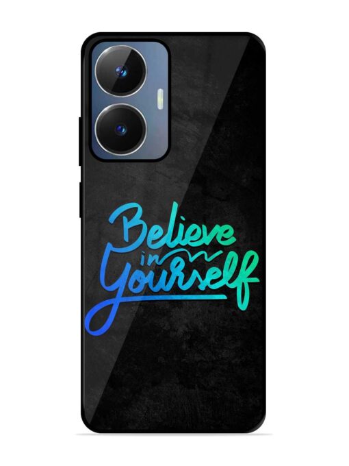 Believe In Yourself Glossy Metal Phone Cover for Realme Narzo N55