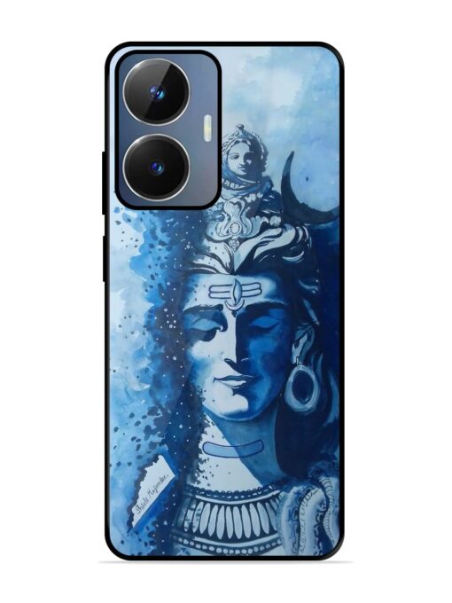 Shiv Art Glossy Metal Phone Cover for Realme Narzo N55 Zapvi