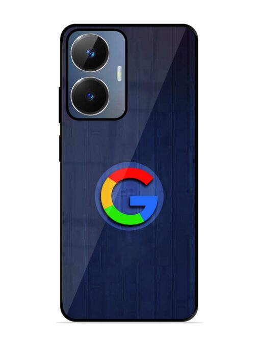 Google Logo Printed Glossy Metal TPU Phone Cover for Realme Narzo N55 Zapvi