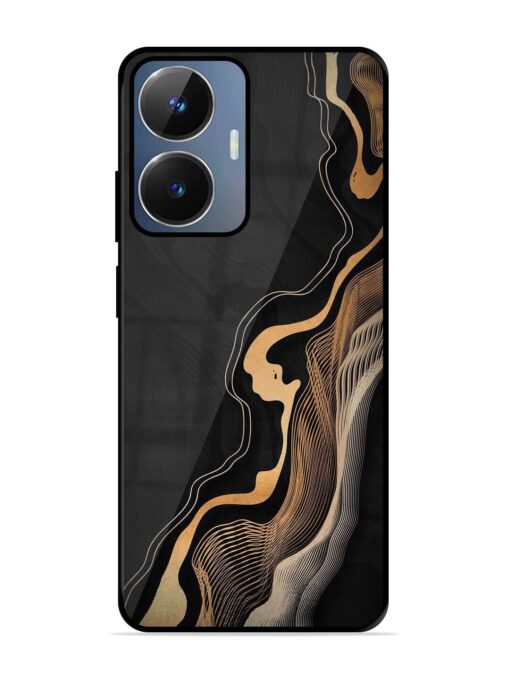 Abstract Art Glossy Metal TPU Phone Cover for Realme Narzo N55 Zapvi