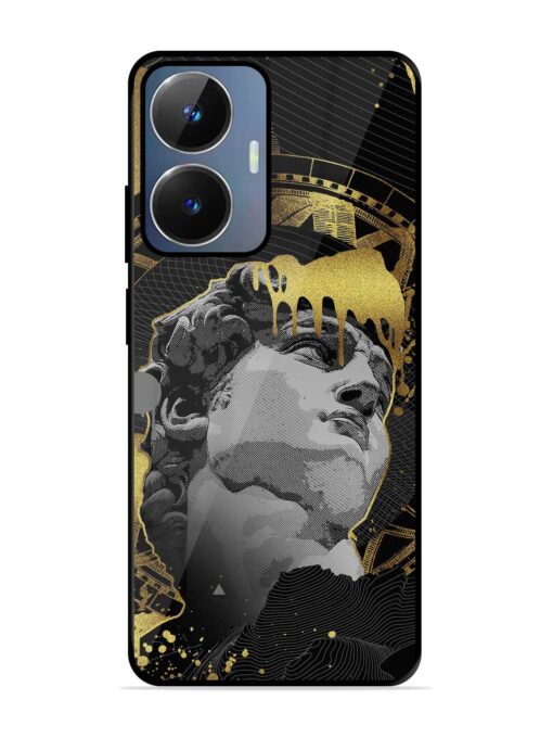 Roman Face Glossy Metal Phone Cover for Realme Narzo N55 Zapvi