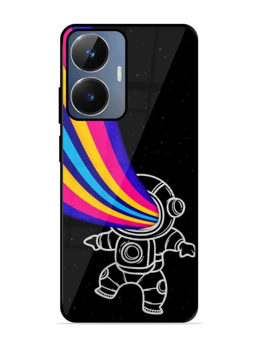 Astronaut Glossy Metal TPU Phone Cover for Realme Narzo N55 Zapvi