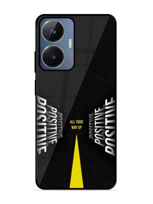 All Your Way Up Positive Glossy Metal Phone Cover for Realme Narzo N55