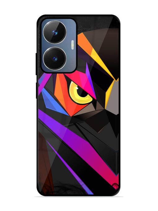 Wpap Owl Glossy Metal Phone Cover for Realme Narzo N55 Zapvi