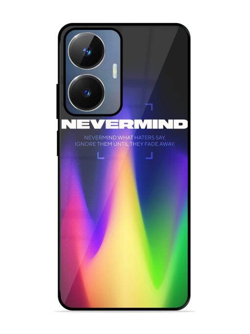 Nevermind Glossy Metal Phone Cover for Realme Narzo N55 Zapvi