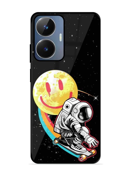 Astronaut Art Glossy Metal Phone Cover for Realme Narzo N55