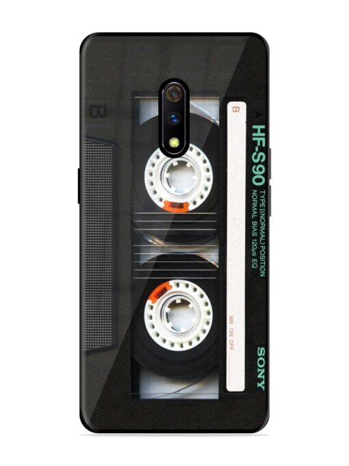 Sony Hf-S90 Cassette Glossy Metal Phone Cover for Realme X Zapvi