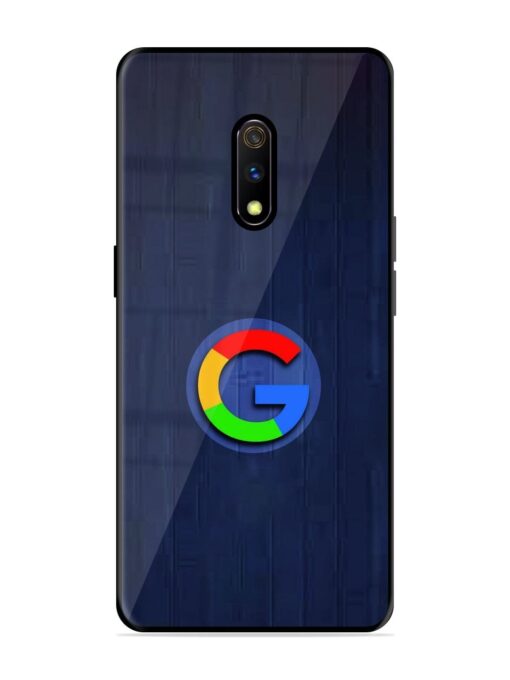 Google Logo Printed Glossy Metal TPU Phone Cover for Realme X Zapvi