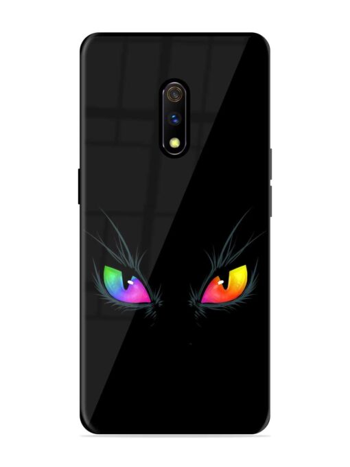 Cat Eyes Glossy Metal Phone Cover for Realme X