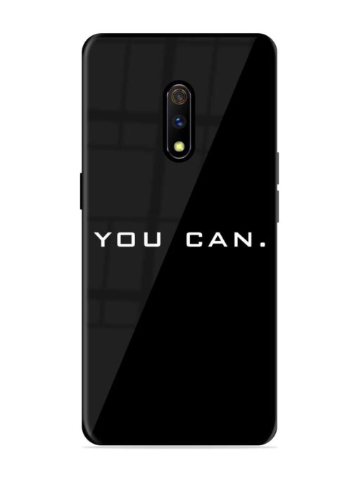 You Can Glossy Metal Phone Cover for Realme X Zapvi