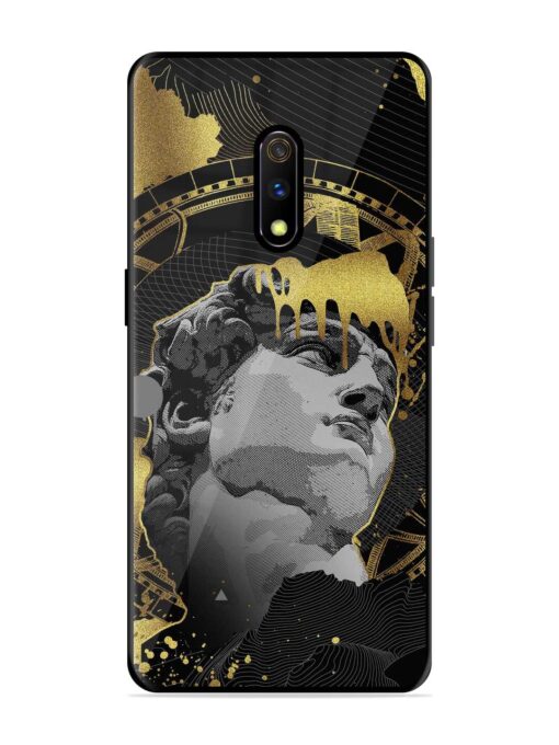 Roman Face Glossy Metal Phone Cover for Realme X Zapvi