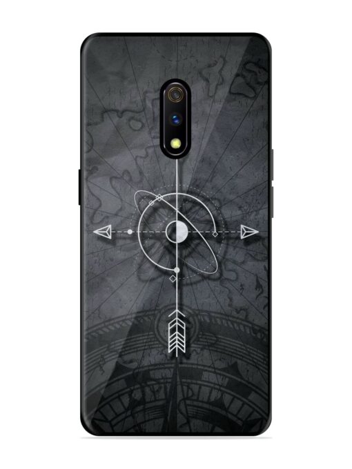 Lighting Cross Glossy Metal Phone Cover for Realme X Zapvi