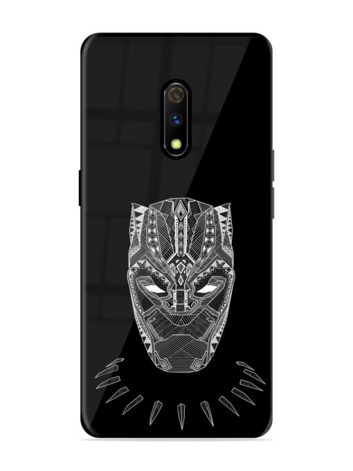 Fictional Art Glossy Metal Phone Cover for Realme X Zapvi