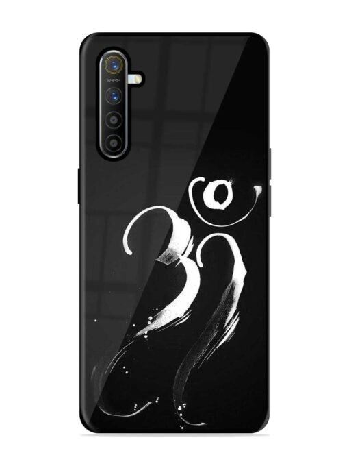 Om Logo Glossy Metal Phone Cover for Realme X2