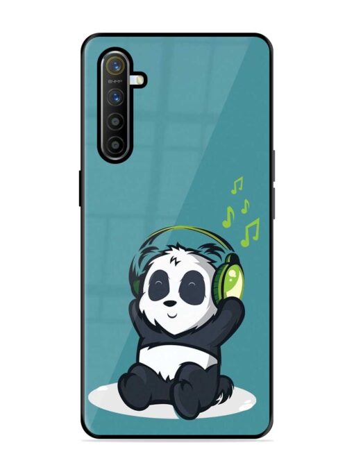 Music Panda Glossy Metal Phone Cover for Realme X2