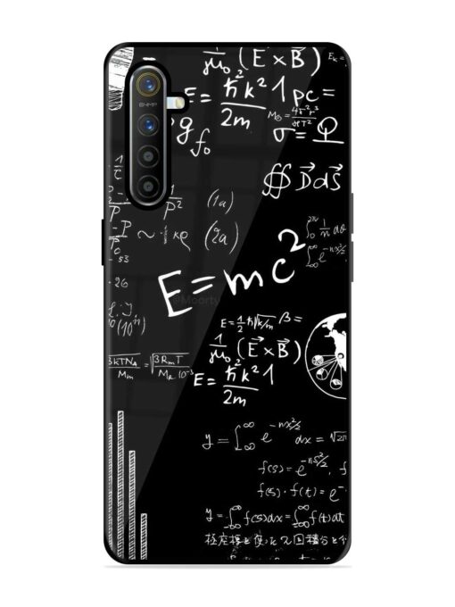 E=Mc2 Mass?Energy Equivalence Glossy Metal Phone Cover for Realme X2