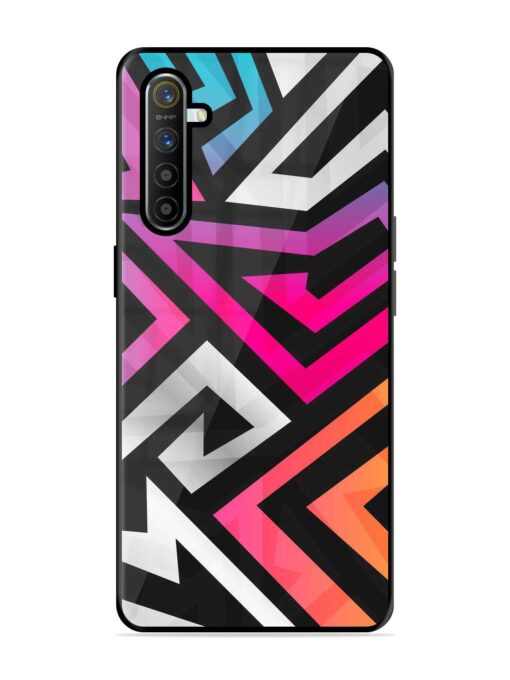 Rainbow Seamless Glossy Metal Phone Cover for Realme X2