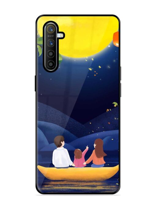 Happy Family And Beautiful View Glossy Metal Phone Cover for Realme X2 Zapvi