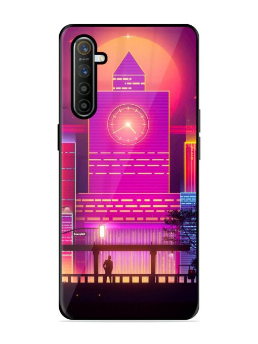 Clock Tower Glossy Metal TPU Phone Cover for Realme X2