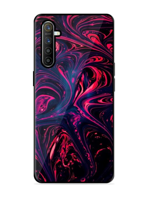 Abstract Background Glossy Metal Phone Cover for Realme X2 Zapvi