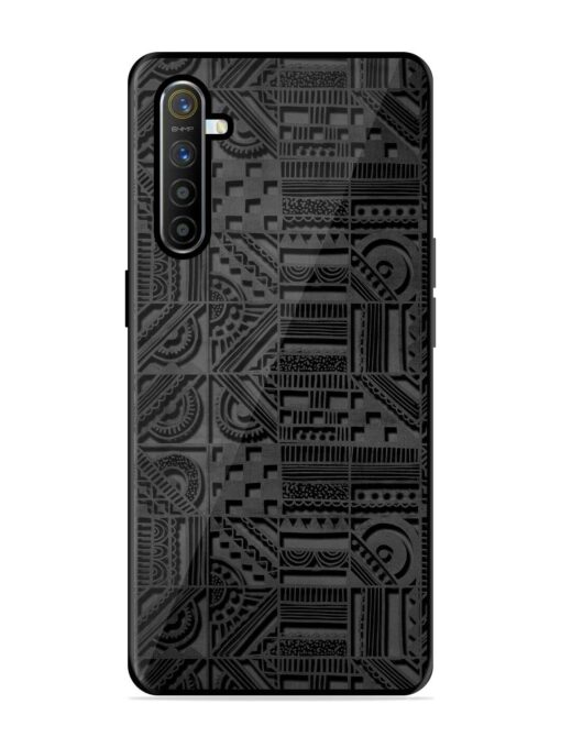 Seamless Pattern Glossy Metal Phone Cover for Realme X2