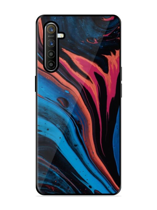 Liquefied Art Glossy Metal TPU Phone Cover for Realme X2